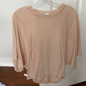 light pink top. can be dressed up or down.